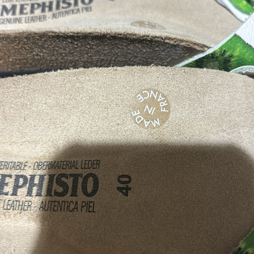 Mephisto leather comfort sandals NEW - Picture 7 of 8